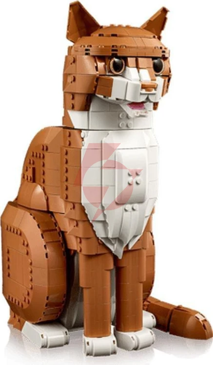Klocki lego ideas - rudy kot