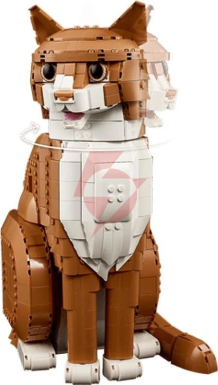 Klocki lego ideas - rudy kot