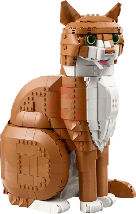 Klocki lego ideas - rudy kot