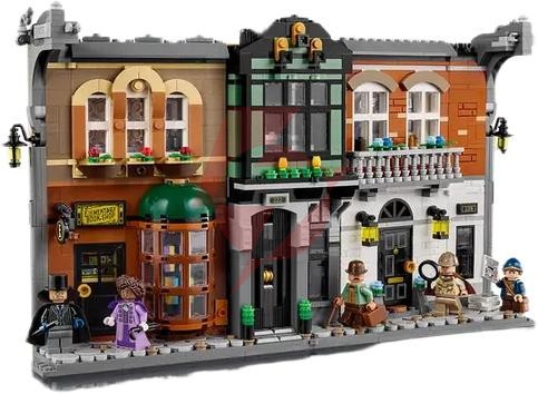 Klocki lego icons - sherlock holmes: book nook