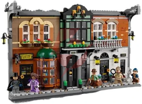 Klocki lego icons - sherlock holmes: book nook