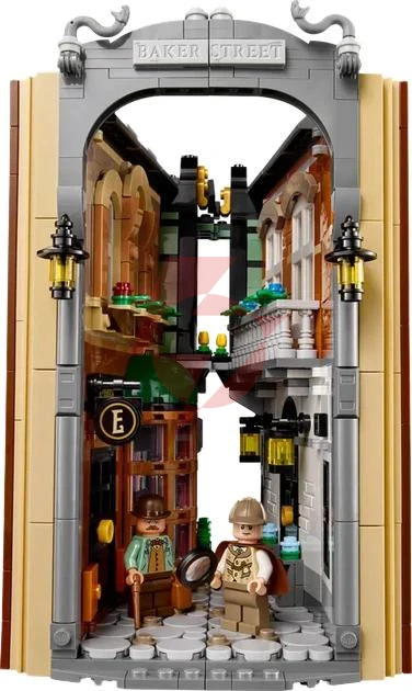 Klocki lego icons - sherlock holmes: book nook