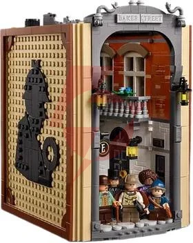 Klocki lego icons - sherlock holmes: book nook
