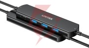 Unitek kvm hub 10 gbps – przełączanie między 2 hostami, 3×usb-a