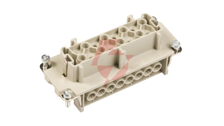 Wkład złącza 16P+PE żeński 16A 500V EPIC H-BE 16 BS DR 10195000