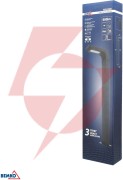 Hybrydowy słupek ogrodowy led bemko solveo 7w 600lm 3000k/4000k/6500k 80cm ip65 dark grey cz.pir