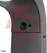 Hybrydowy słupek ogrodowy led bemko solveo 7w 600lm 3000k/4000k/6500k 80cm ip65 dark grey cz.pir