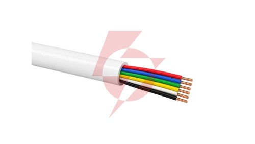 Przewód telekomunikacyjny alarmowy, domofonowy YTDY 6x0.5 LSOH B2ca 100m biały Q-LANTEC /100m/