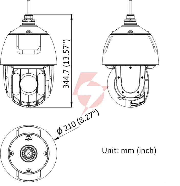 Kamera ip hikvision ds-2de5425iwg1-e