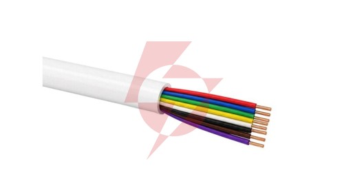 Przewód telekomunikacyjny alarmowy, domofonowy YTDY 8x0.5 LSOH B2ca 100m biały Q-LANTEC /100m/