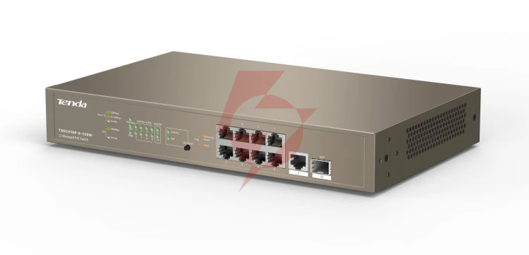 Switch poe tenda zarządzalny l3 teg5310p-8-150w