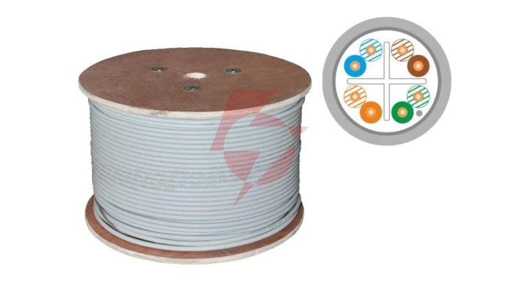 Kabel teleinformatyczny F/UTP kat.6 PVC Eca Q-LANTEC /305m/