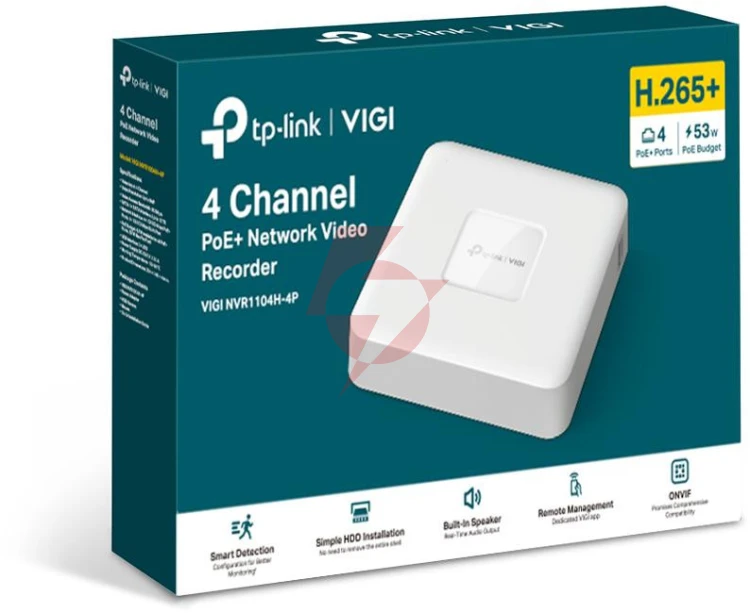 Rejestrator tp-link vigi nvr1104h-4p