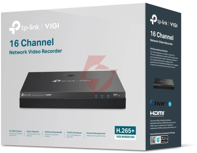 Rejestrator tp-link vigi nvr2016h