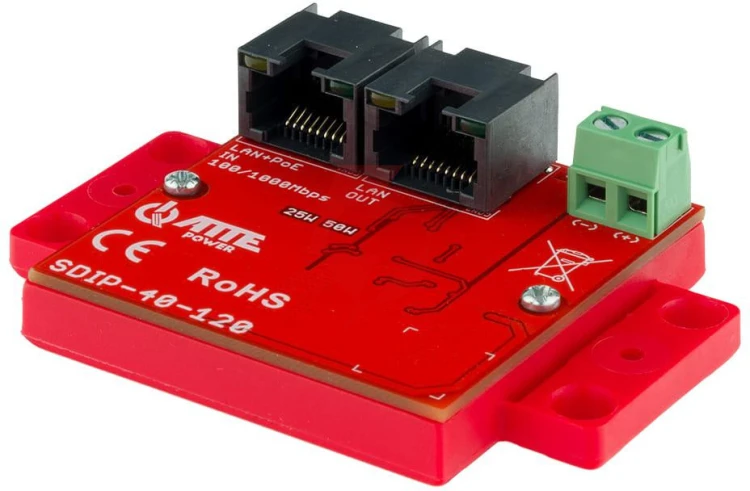 Adapter poe obniżający napięcie atte sdip-40-120