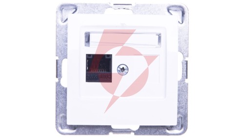 IMPRESJA Gniazdo komputerowe pojedyncze RJ45 kat.5e MMC białe GPK-1Y/K/m/00
