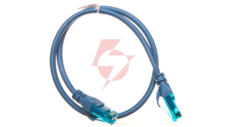 Kabel krosowy (Patch Cord) U/UTP kat.5e niebieski 0,5m DK-1512-005/B
