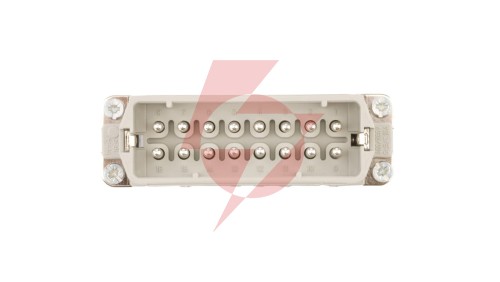 Wkład złącza 16P+PE męski 16A 250V EPIC H-A 16 SS 10530000