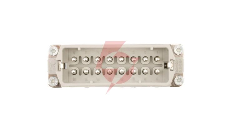 Wkład złącza 16P+PE męski 16A 250V EPIC H-A 16 SS 10530000