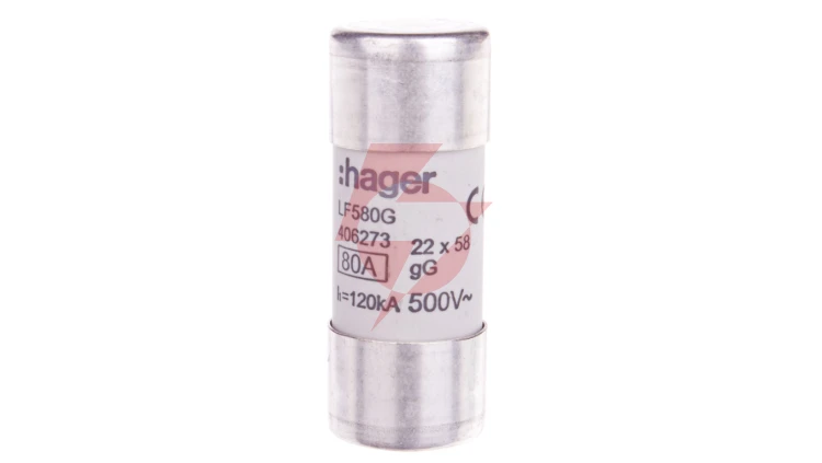 Wkładka bezpiecznikowa BiWtz cylindryczna 22x58mm 80A gG C 8532 LF580G
