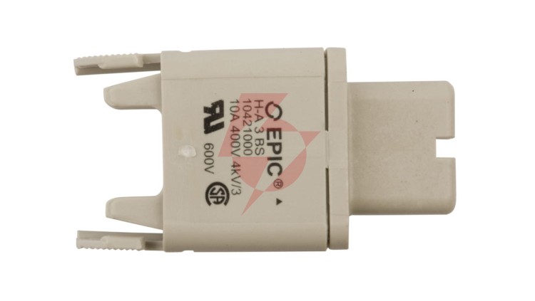Wkład złącza 3P+PE żeński 23A 400V EPIC H-A 3 BS 10421000