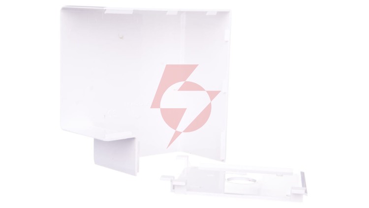 Simon Connect Kąt prosty płaski kanału kablowego Cabloplus PVC 90x55mm czysta biel TKA101208-9