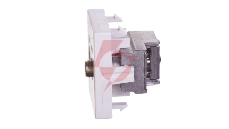 Simon Connect Gniazdo K45 antenowe RTV/SAT czysta biel K130A/9