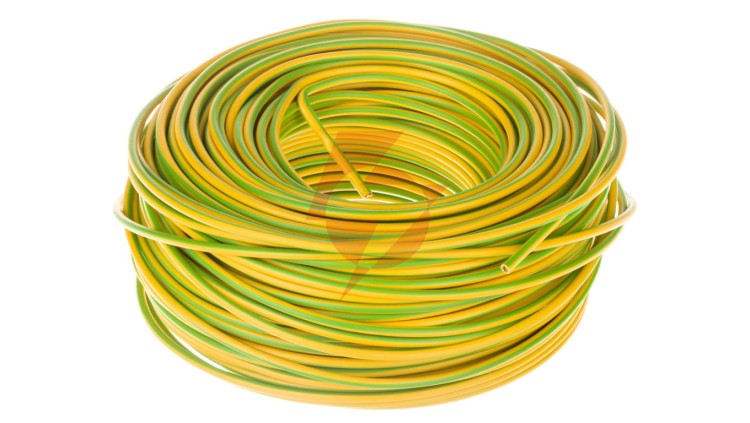 Przewód instalacyjny H07V-K (LgY) 4 żółto-zielony /100m/