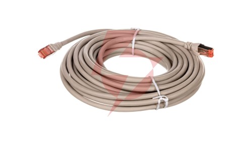 Kabel krosowy (Patch Cord) S/FTP kat.6 szary 10m DK-1644-100