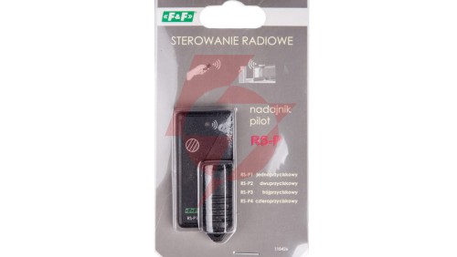 Pilot jednoprzyciskowy 12V A23 868MHz 30m czarny RS-P1