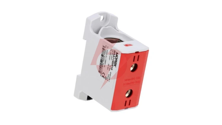Złączka OTL150 kolor czerwony 1xAL/CU 25-150mm2 1000V AC / 1500V DC Zacisk uniwersalny MAA1150R10