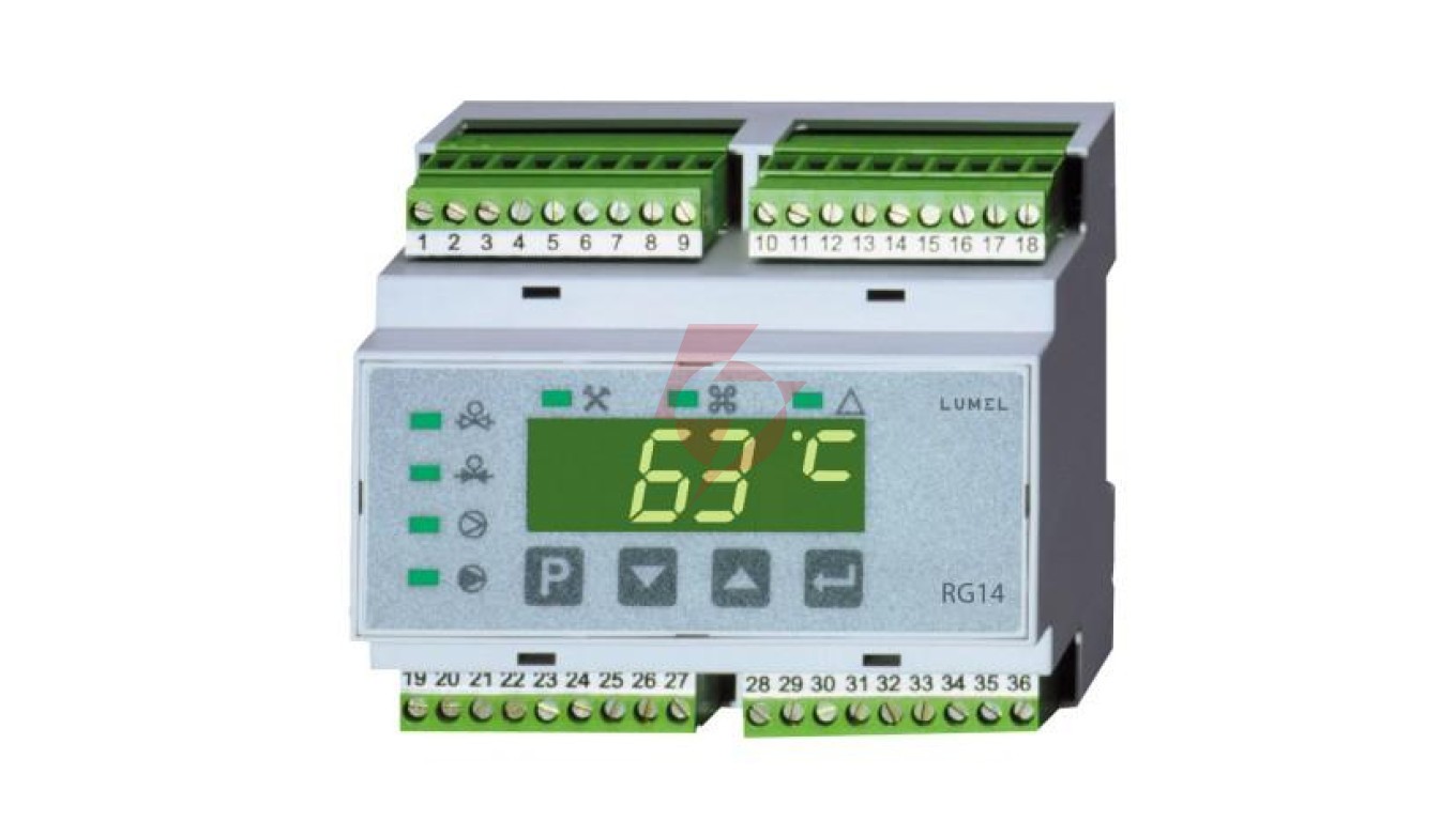 Regulator temperatury LUMEL RG14 z interfejsem RS-485  RG1411000