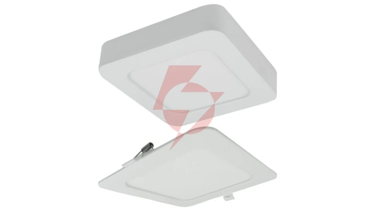 Oprawa downlight CCT 2w1 z ramka 24W 2200lm IP20 kwadrat biały EC61086