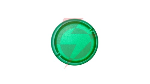 Soczewka lampki 22mm płaska bez opisu zielona M22-XL-G 216455