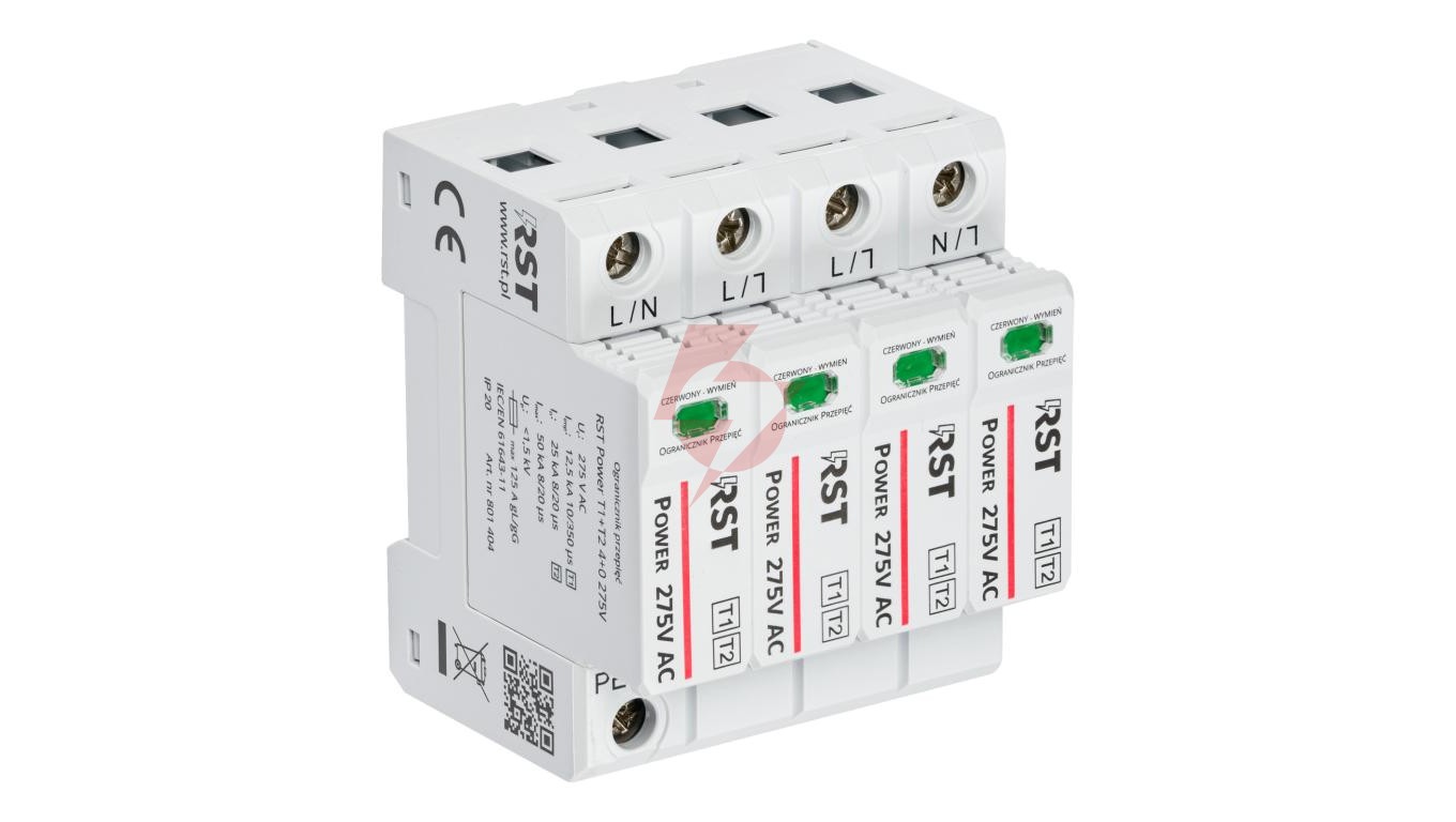 Ogranicznik przepięć RST Power T1+T2 4+0 275V 801 404