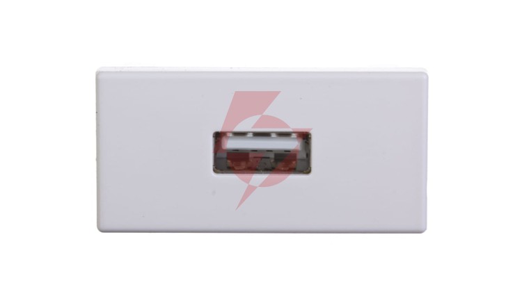 Simon Connect Gniazdo K45/2 USB typ A żeńskie czysta biel K128B/9