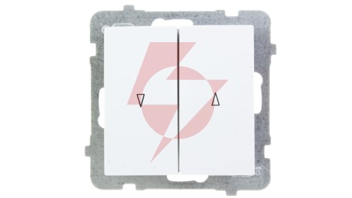AS Łącznik żaluzjowy biały ŁP-7G/m/00