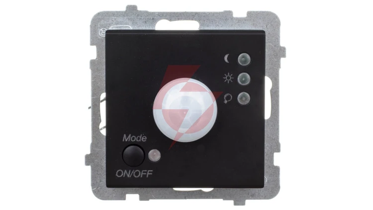 SONATA Elektroniczny czujnik ruchu czarny metalik ŁP-16R/m/33