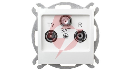 IMPRESJA Gniazdo antenowe RTV-SAT końcowe ecru GPA-YS/m/27