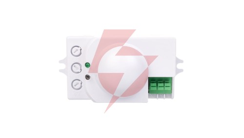 Czujnik ruchu ROLF JQ-L MW 1200W IP20 podtynkowy zasięg do 8m 360 2–2000 lx biały 08820