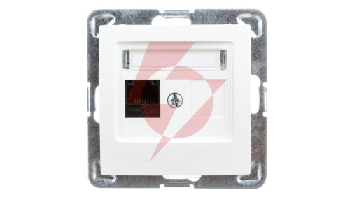 IMPRESJA Gniazdo komputerowe pojedyncze RJ45 kat.5e MMC ecru GPK-1Y/K/m/27