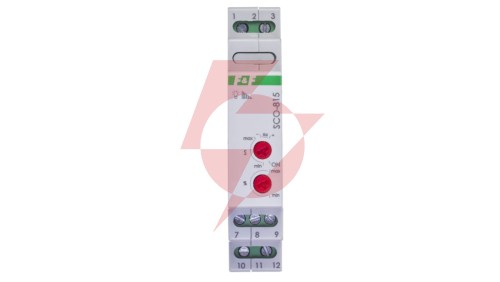 Ściemniacz uniwersalny (R, L, C i ELS) 100-500W 8-230V AC/DC modułowy SCO-815