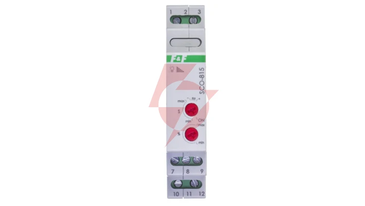 Ściemniacz uniwersalny (R, L, C i ELS) 100-500W 8-230V AC/DC modułowy SCO-815