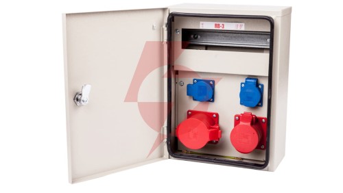 Rozdzielnica budowlana 11 modułów 16A/5P + 32A/5P + 2 X 2P+Z 230V IP54 RB-3