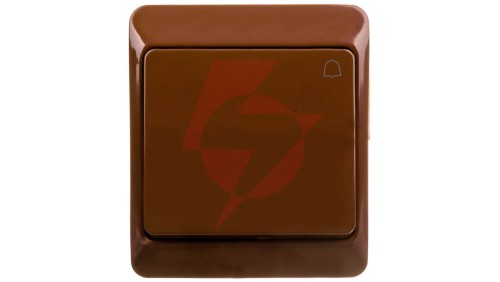 Hermes łącznik przycisk hermetyczny dzwonek 10A IP44 brązowy 0337-06