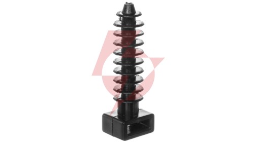 Podstawka montażowa do opasek zaciskowych czarna PMW-8-45-UV 25.245 /100szt./