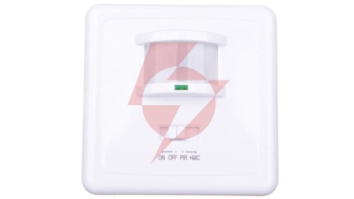 Czujnik ruchu MARID JQ-L PIR 40-500W IP20 podtynkowy zasięg do 12m 150 st. 3–2000 lx 30-90dB biały 08910