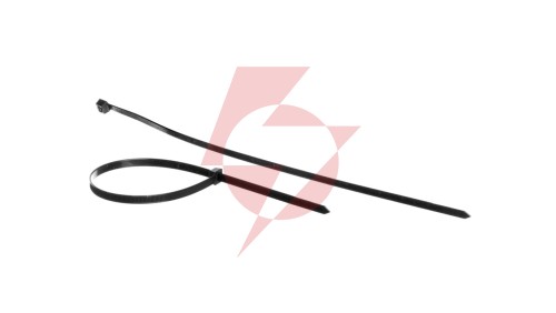 Opaska kablowa 7,5mm 380mm czarna UV 380/7,5 OZC 75-380 25.140 /50szt./