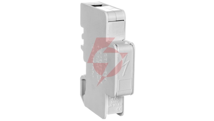 Blok rozdzielczy modułowy 1-biegunowy 60A we: 1x6-35mm² wy: 6x2,5-6mm2 szary LBR60A 84326002