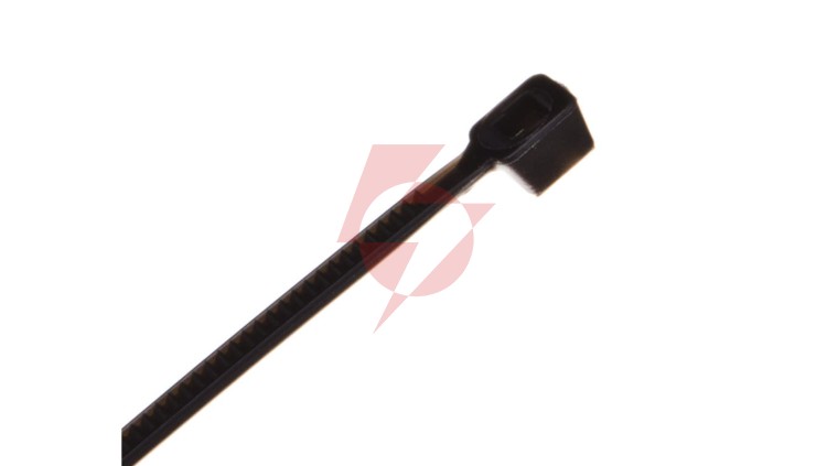 Opaska kablowa 2,5mm 160mm czarna UV 160/2,5 OZC 25-160 25.105 /100szt./